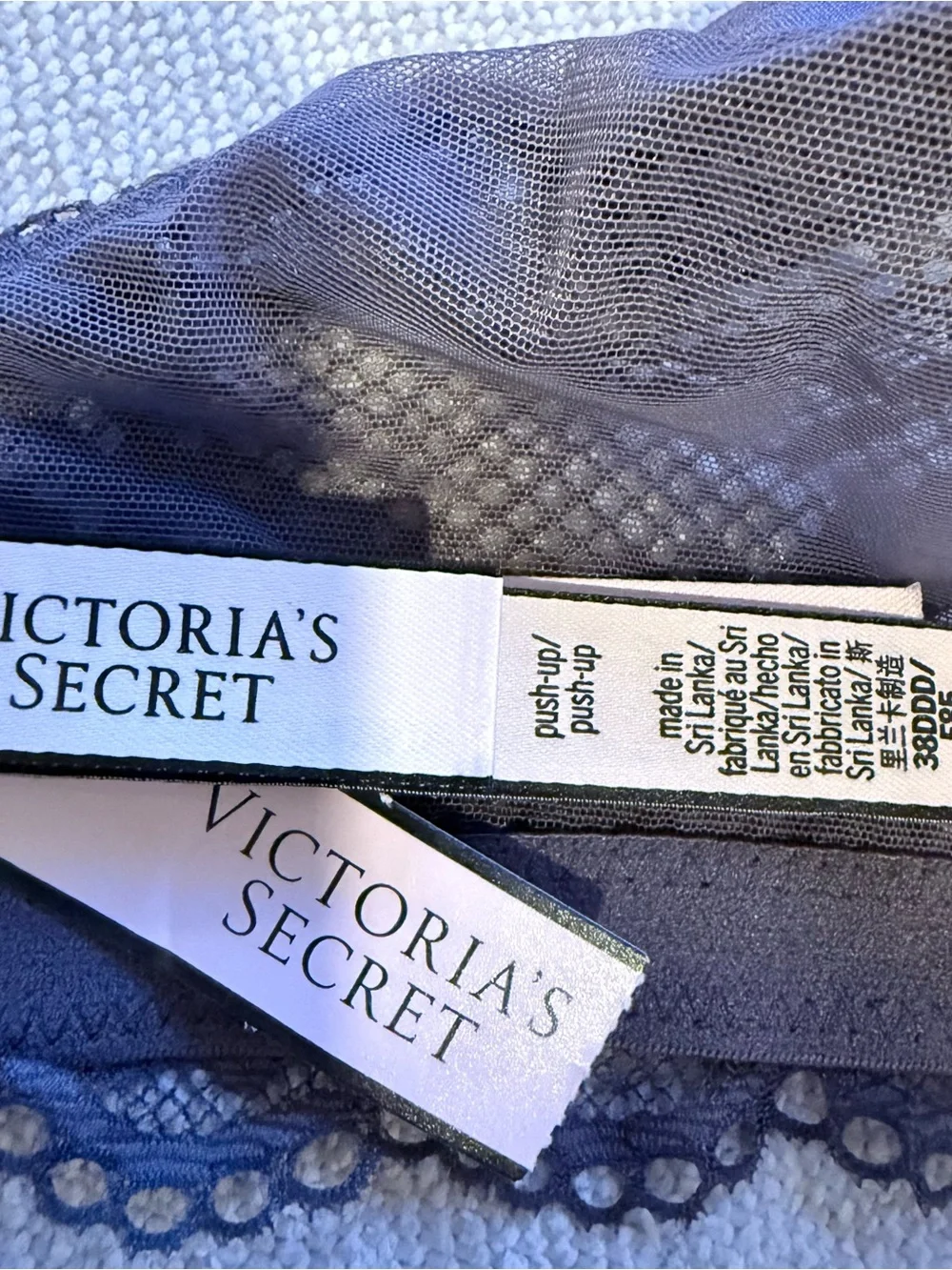NWT Victoria’s Secret Love Cloud push up bra size 38DDD